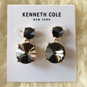 Kenneth Cole New York Faceted Stone Drop Earrings