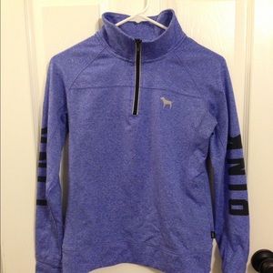 Purple active quarter zip pullover