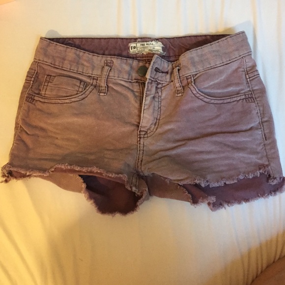 Free people natural waist shorts