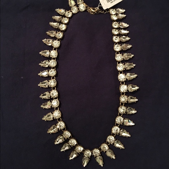 {NWT J. CREW} Stunning crystal statement necklace!