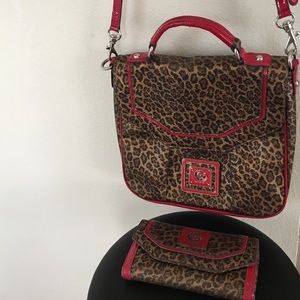 Guess crossbody bag with matching wallet
