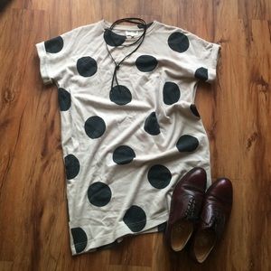 Comfy, warm t shirt dress