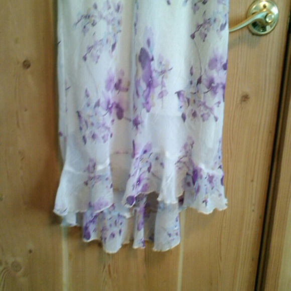 Cream Hi-low Dress Size 9/10 by Be Smart - Picture 2 of 4