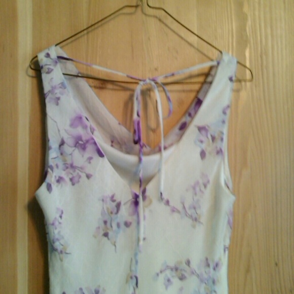 Cream Hi-low Dress Size 9/10 by Be Smart - Picture 4 of 4