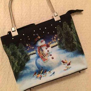 Snowman purse