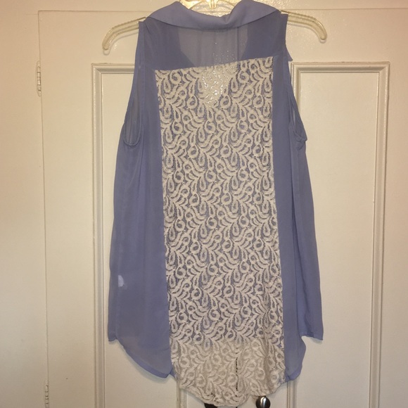 Nordstrom BP Sleeveless Chiffon Top - Picture 2 of 2
