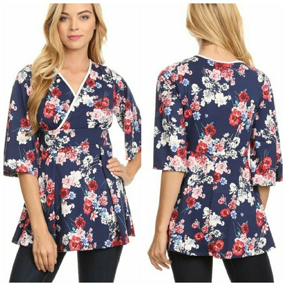 BUY 1, GET 1 FREE! Surplice top