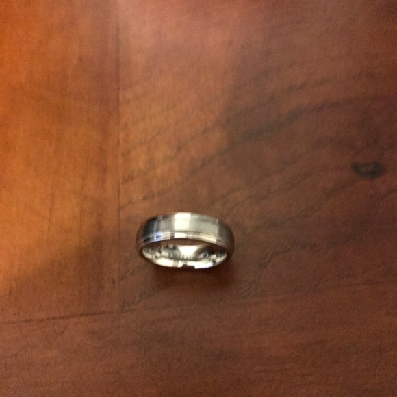 Titanium wedding band