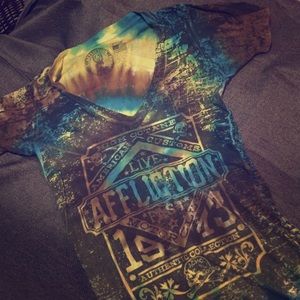 Buckle Affliction multicolor woman's tee