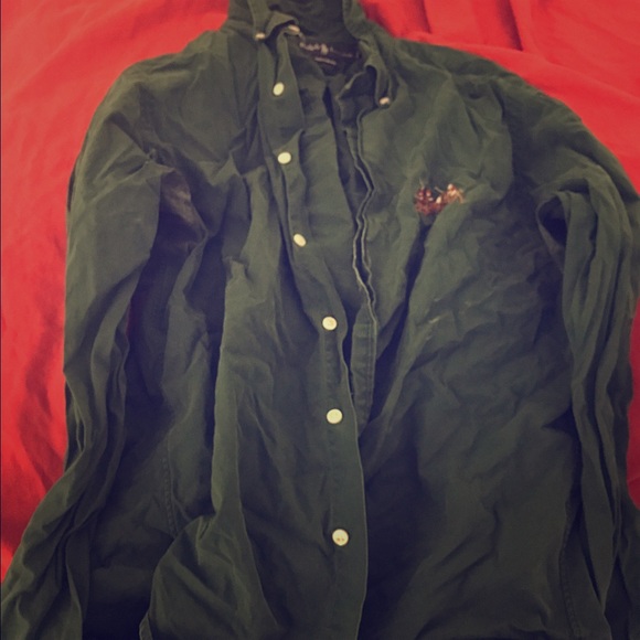 Polo Green Button down