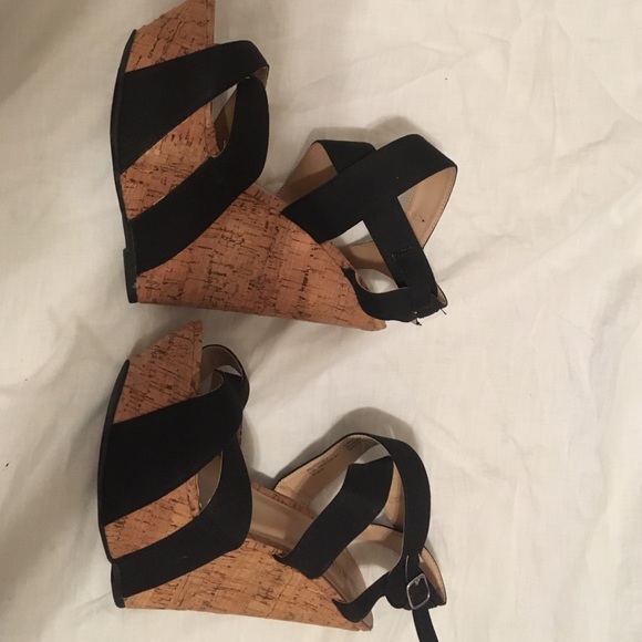 justfab wedge sneakers