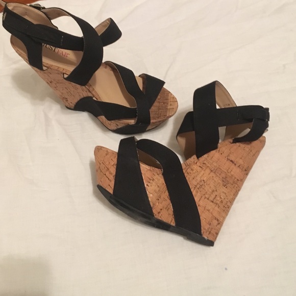justfab wedge sneakers