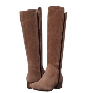 Steve Madden Taupe Suede Pullon Boots