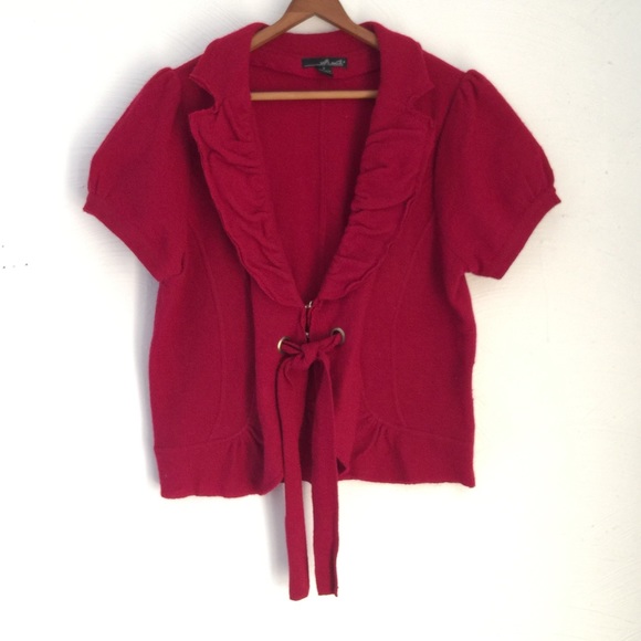 Willis Smith, Short Sleeved Ruffle Collar Jacket