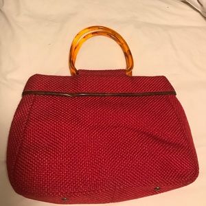 Adorable vintage red purse