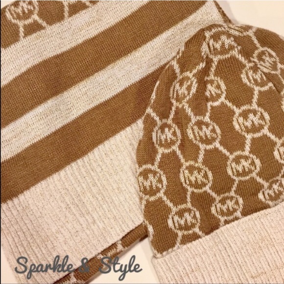 Michael Kors ✨ hat and scarf set✨ - Picture 2 of 3