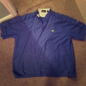 Augustanational masters rain short sleeve pullover