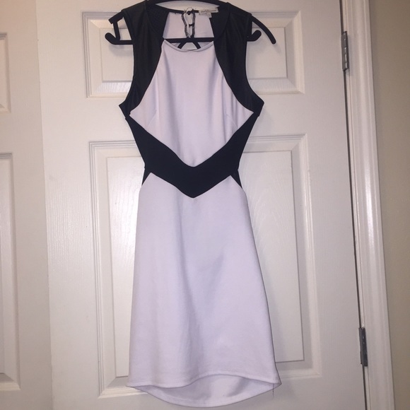 Black and white dress