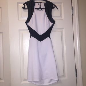 Black and white dress