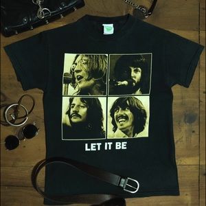 Vintage Beatles band tee