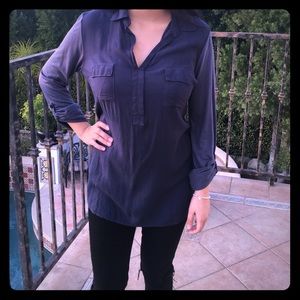 Splendid Navy Blue Top. Super comfy and light!
