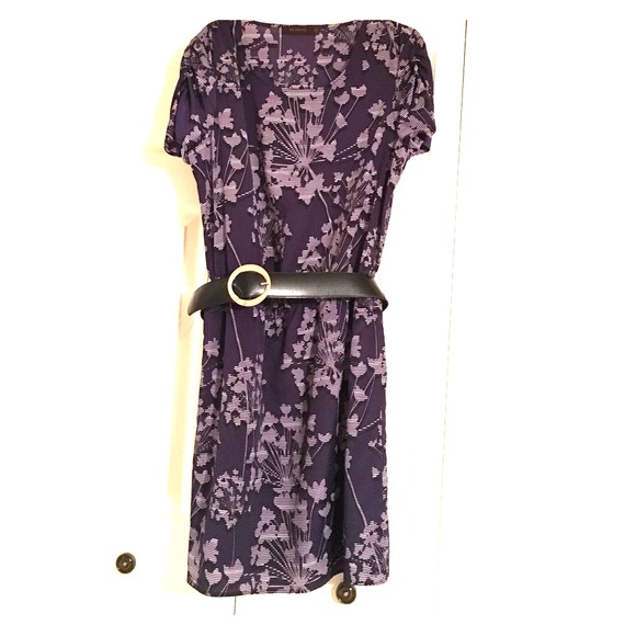 The Limited purple patterned dress