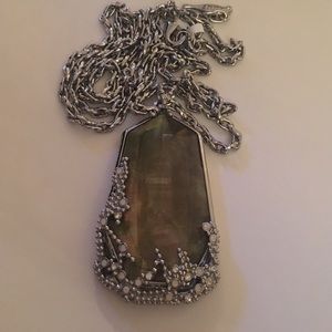 Ocean lace Long Pendant necklace