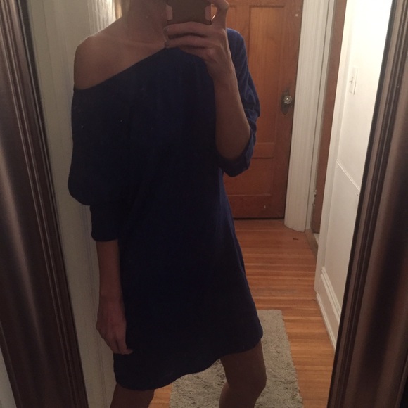 NWT cobalt blue sweater dress - Picture 2 of 3