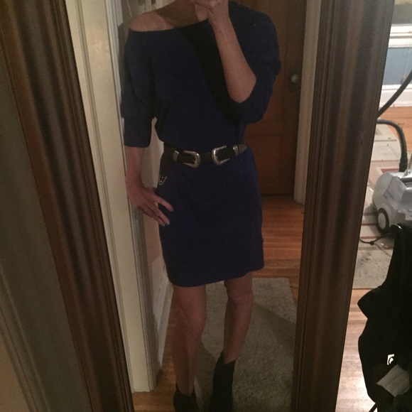 NWT cobalt blue sweater dress - Picture 3 of 3