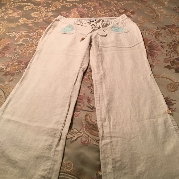 Guess linen pants.