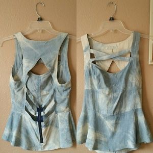 Denim top