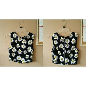 Sunflower Crop Top