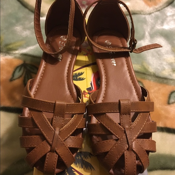 Brown Gladiator Sandals