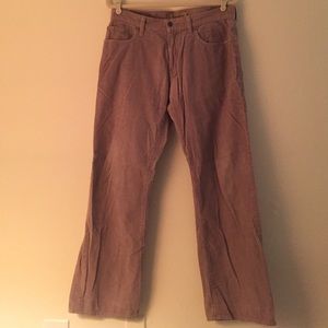 Corduroy pants loose fit