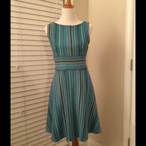 Crocheted, striped Gabby Skye dress, size 10