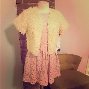 Rodarte Faux Fur Jacket