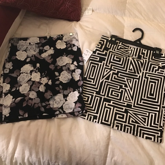 Two forever 21 skirts!