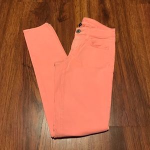 Hot pink / Coral American Eagle Jeggings