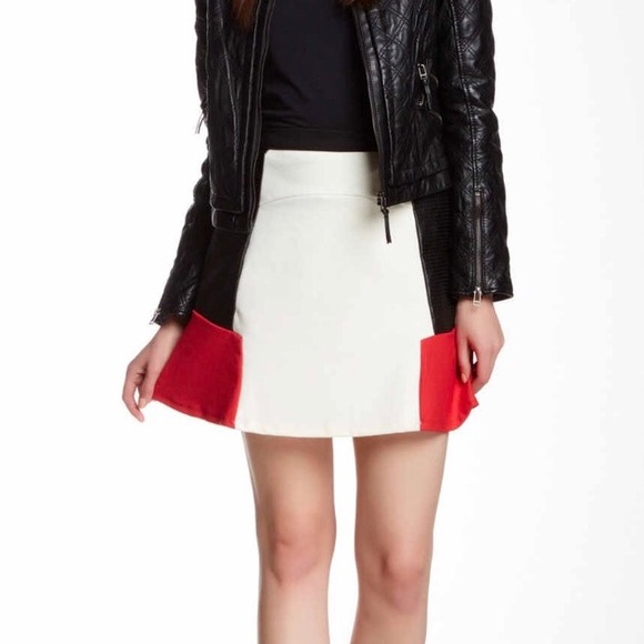Colorblock skirt