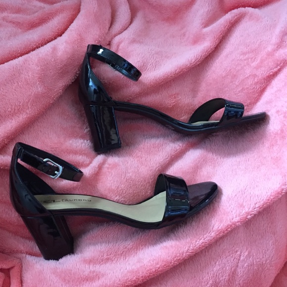 CL strap block heels