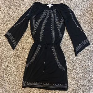 Michael Kors black dress with studded details
