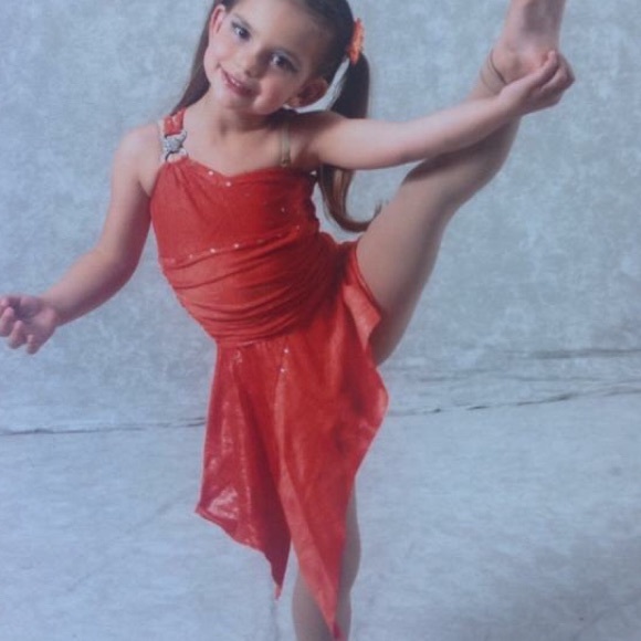Orange jazz costume