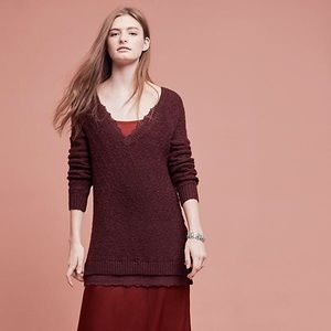 Laced Plum Sweater