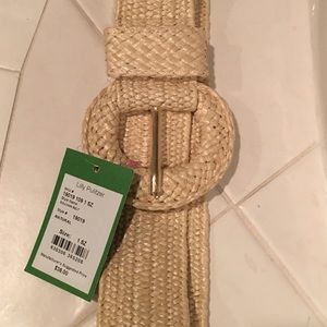 Lily Pulitzer sullivan natural belt