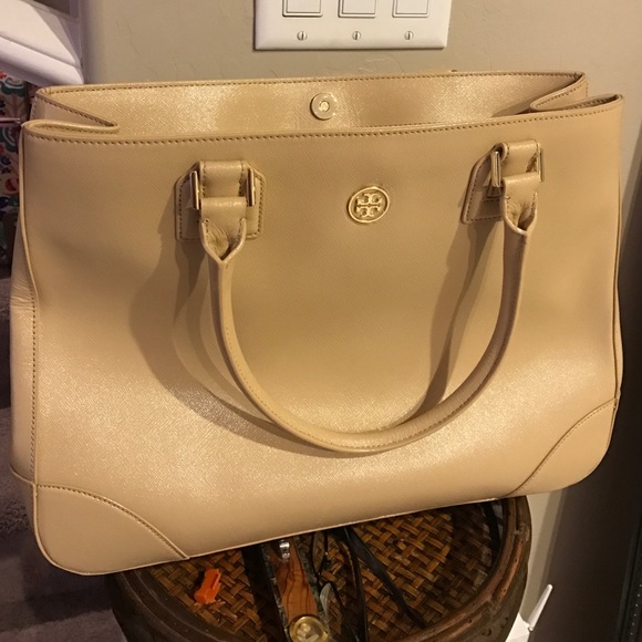 Tory Burch Robinson Tote - Large/wheat