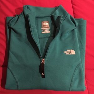 Women's half zip north face pullover
