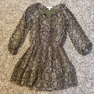 Michael Kors Snakeprint Dress