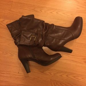 Brown Leather Boots