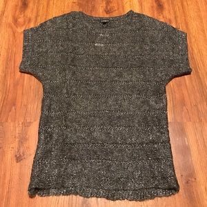 Gray / silver Express sweater