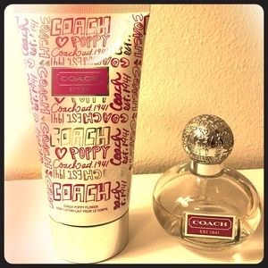 🌸COACH poppy perfume and lotion 🌸